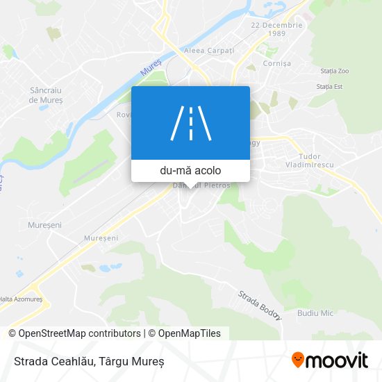 Hartă Strada Ceahlău