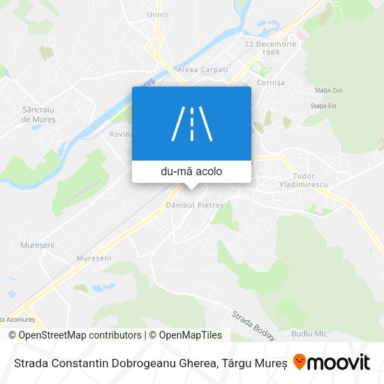 Hartă Strada Constantin Dobrogeanu Gherea