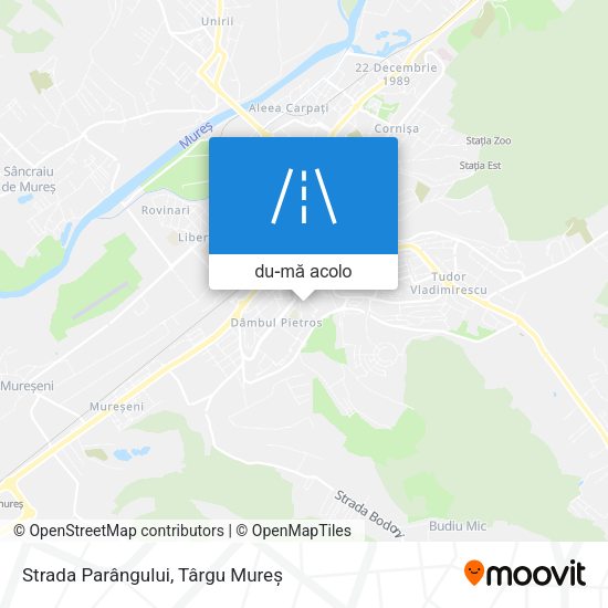 Hartă Strada Parângului