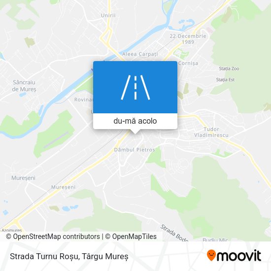 Hartă Strada Turnu Roșu