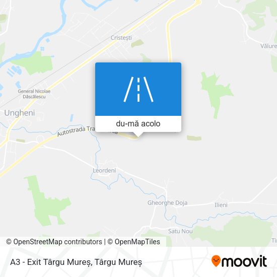Hartă A3 - Exit Târgu Mureș