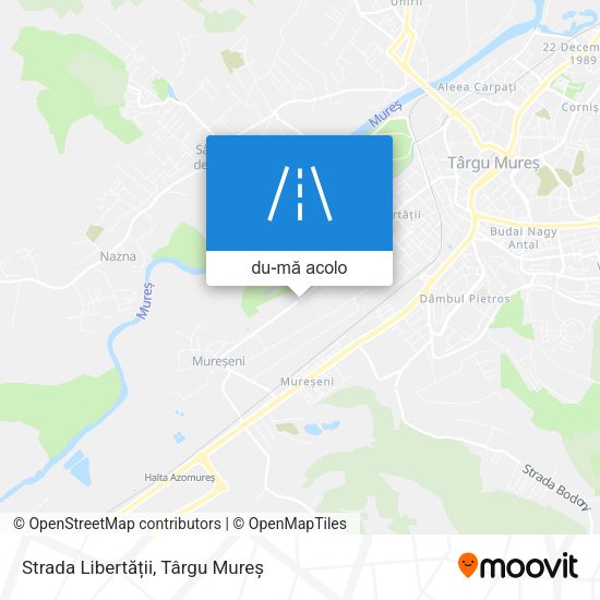 Hartă Strada Libertății