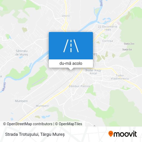 Hartă Strada Trotușului