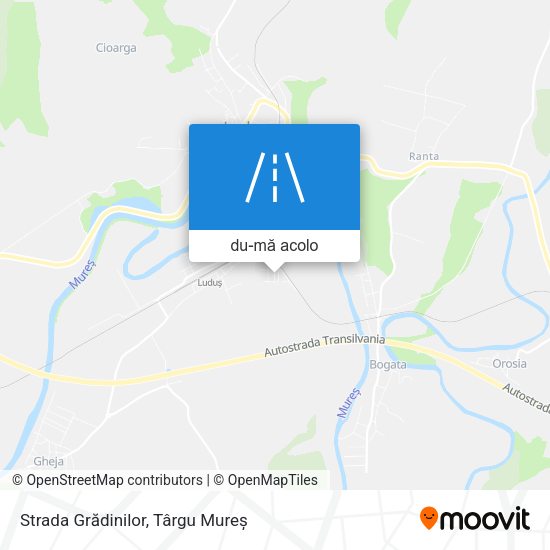 Hartă Strada Grădinilor