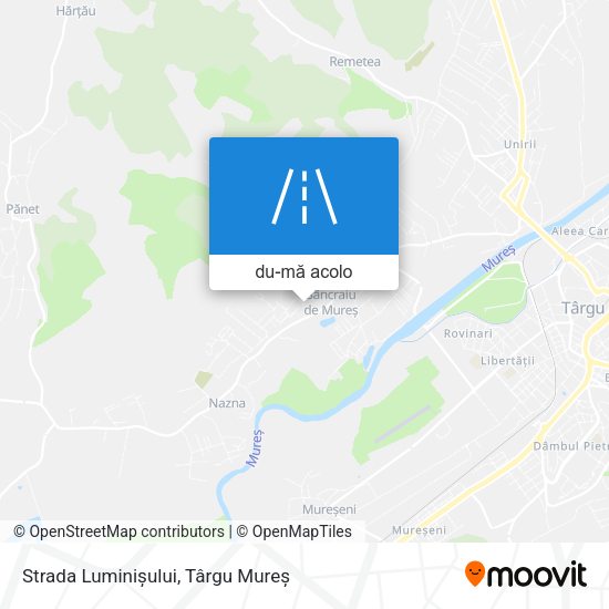Hartă Strada Luminișului