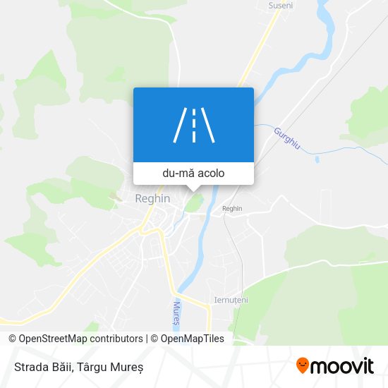 Hartă Strada Băii