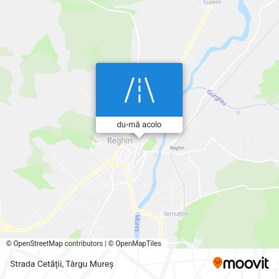Hartă Strada Cetății