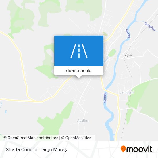 Hartă Strada Crinului
