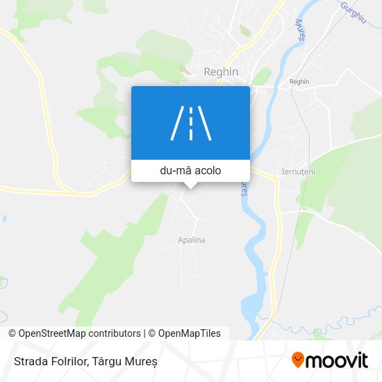 Hartă Strada Folrilor
