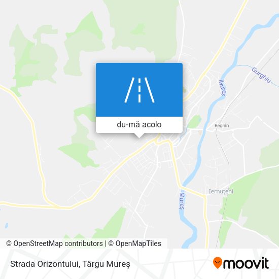 Hartă Strada Orizontului