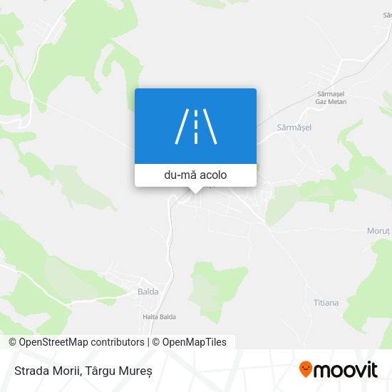 Hartă Strada Morii