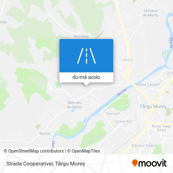 Hartă Strada Cooperativei