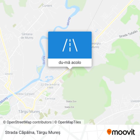 Hartă Strada Căpâlna