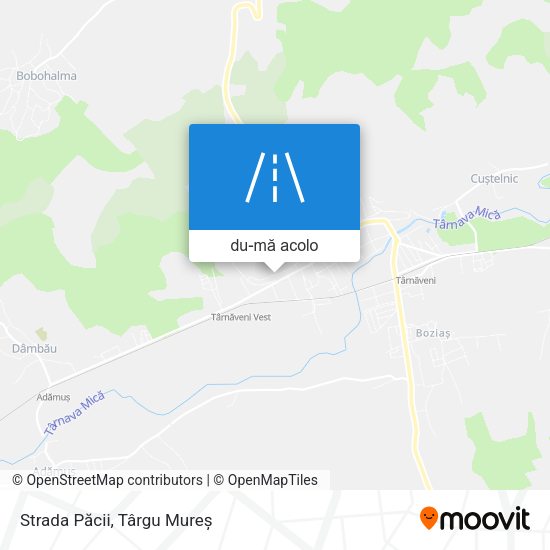 Hartă Strada Păcii