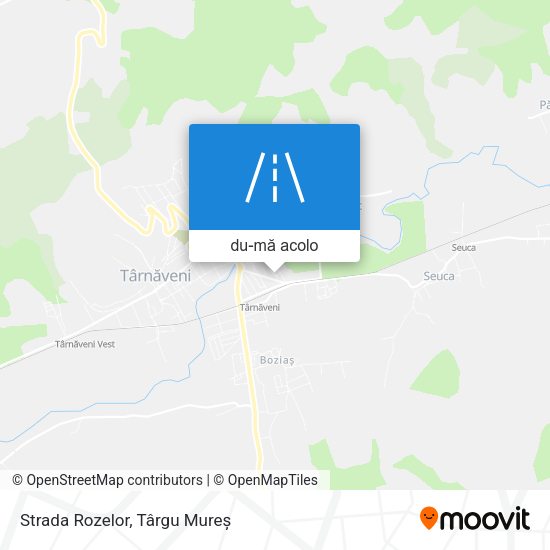 Hartă Strada Rozelor