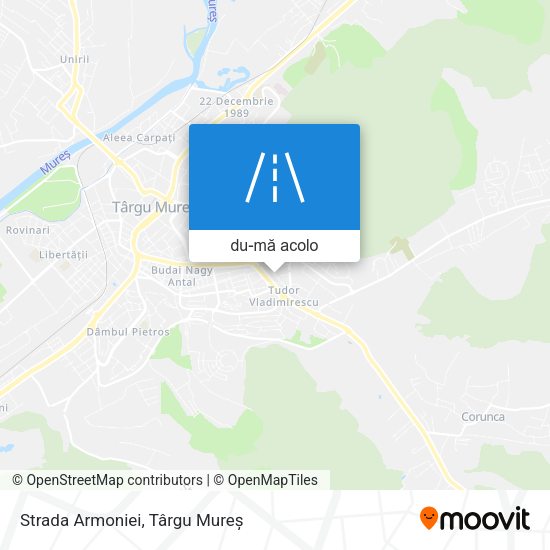 Hartă Strada Armoniei