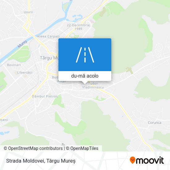 Hartă Strada Moldovei
