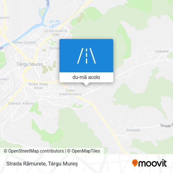 Hartă Strada Rămurele