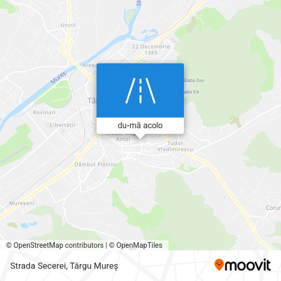Hartă Strada Secerei