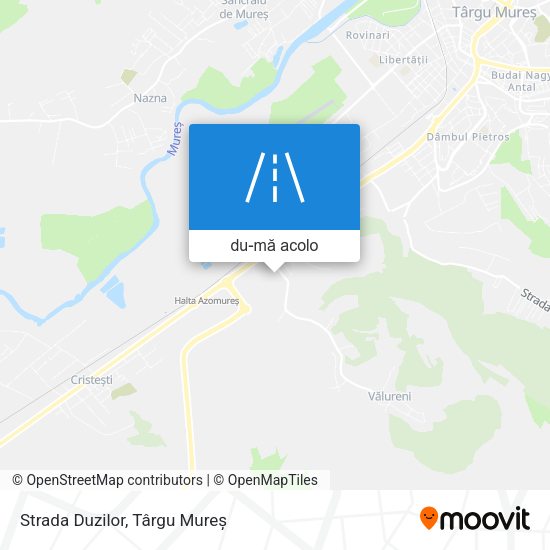 Hartă Strada Duzilor