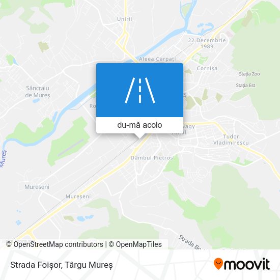 Hartă Strada Foișor