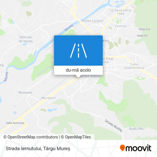 Hartă Strada Iernutului