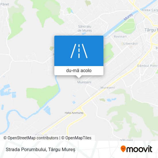 Hartă Strada Porumbului