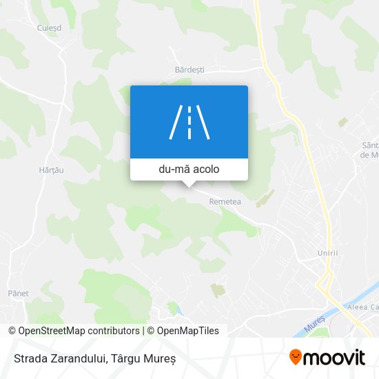 Hartă Strada Zarandului