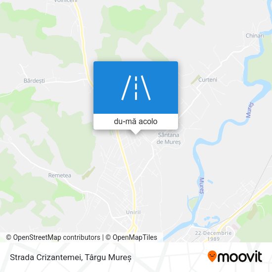 Hartă Strada Crizantemei