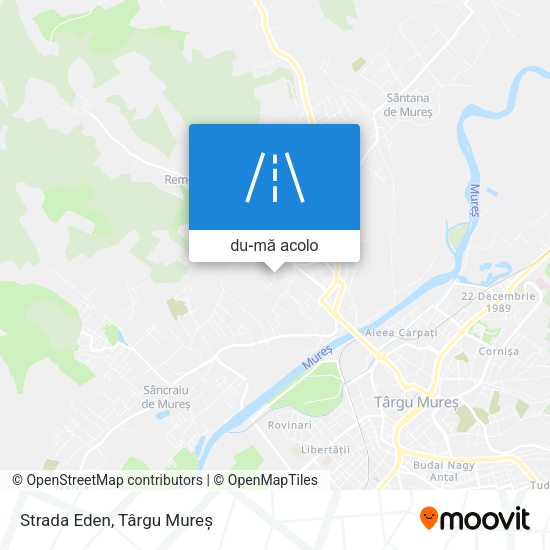 Hartă Strada Eden