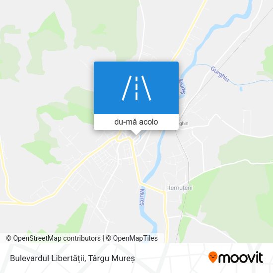 Hartă Bulevardul Libertății