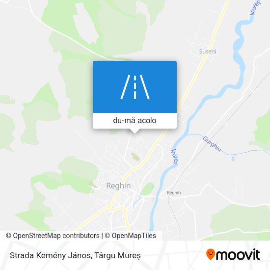 Hartă Strada Kemény János