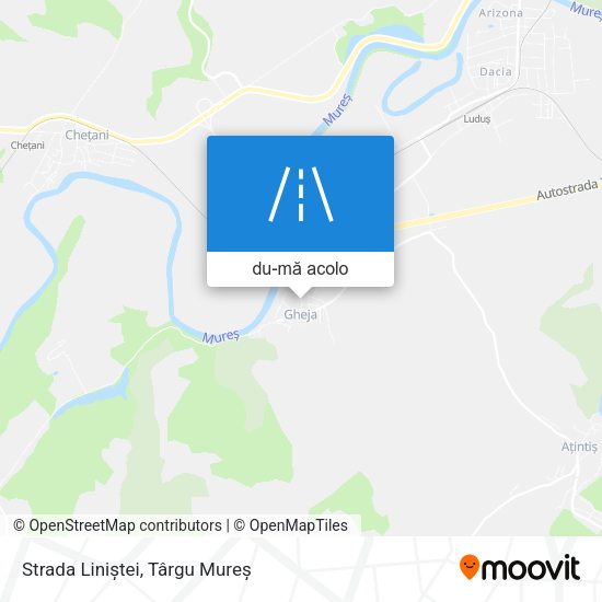 Hartă Strada Liniștei