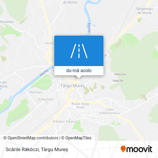 Hartă Scările Rákóczi