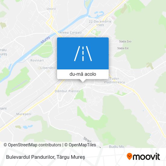 Hartă Bulevardul Pandurilor