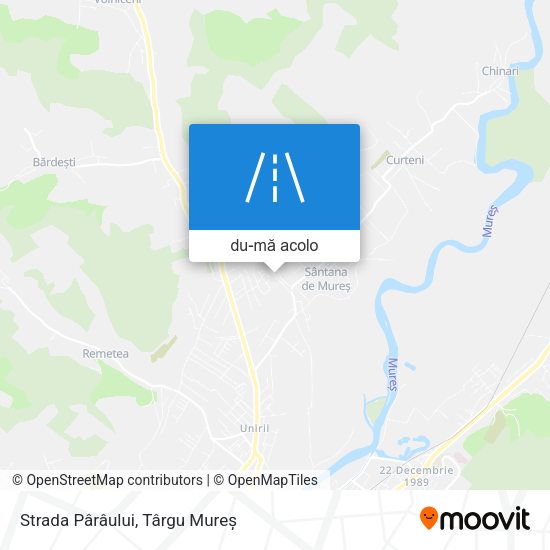 Hartă Strada Pârâului