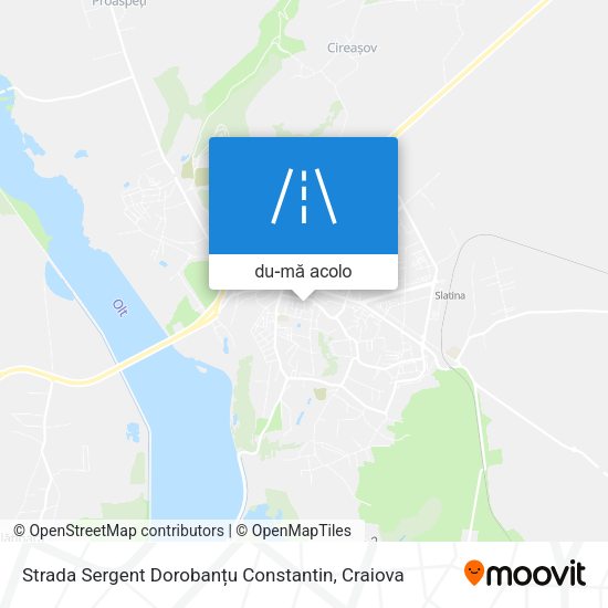 Hartă Strada Sergent Dorobanțu Constantin
