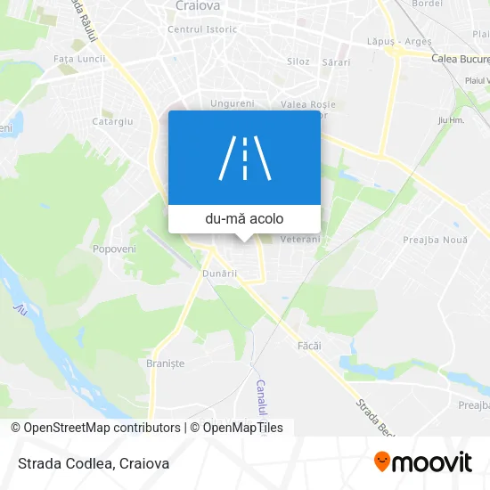 Hartă Strada Codlea