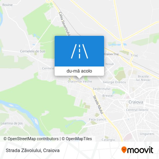Hartă Strada Zăvoiului