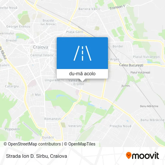Hartă Strada Ion D. Sîrbu