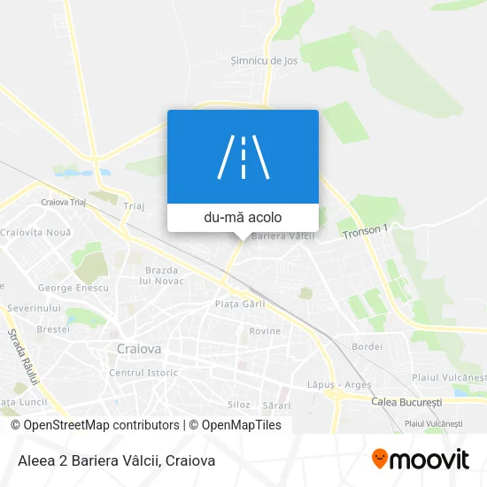 Hartă Aleea 2 Bariera Vâlcii