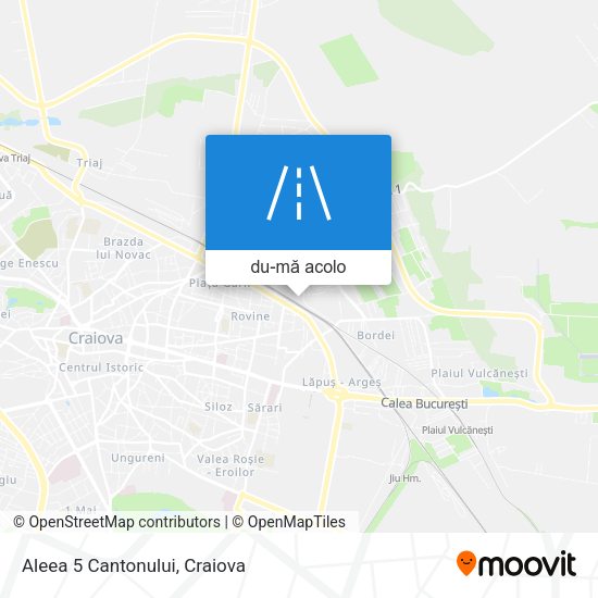 Hartă Aleea 5 Cantonului