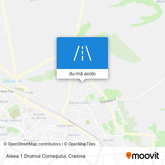 Hartă Aleea 1 Drumul Corneșului