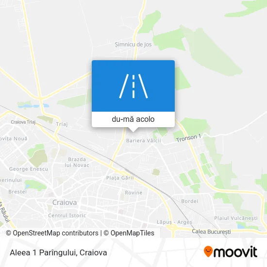 Hartă Aleea 1 Parîngului