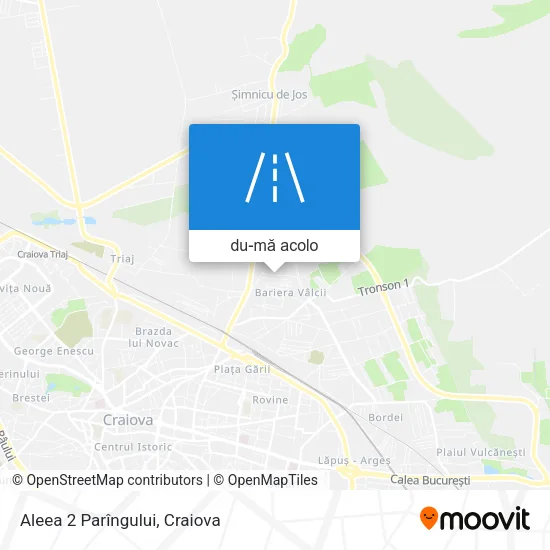 Hartă Aleea 2 Parîngului