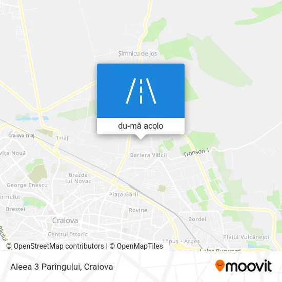 Hartă Aleea 3 Parîngului