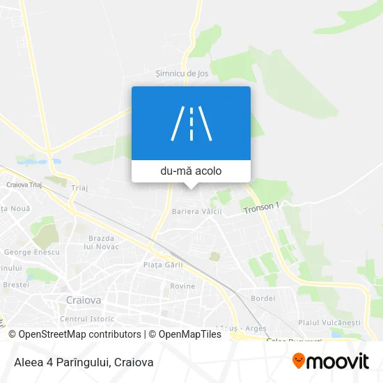 Hartă Aleea 4 Parîngului