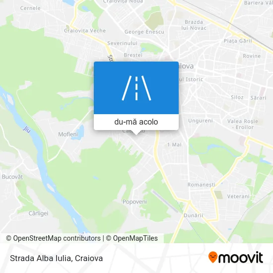 Hartă Strada Alba Iulia