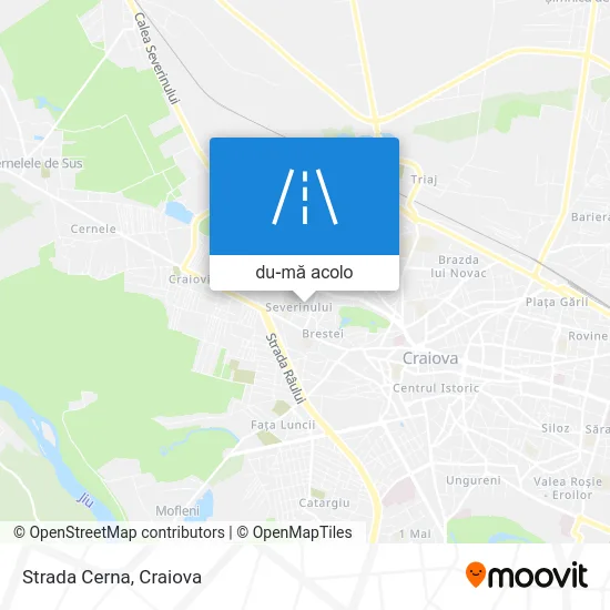 Hartă Strada Cerna
