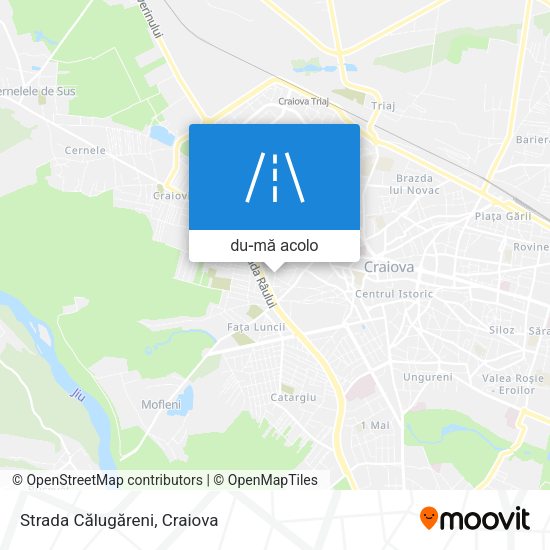 Hartă Strada Călugăreni